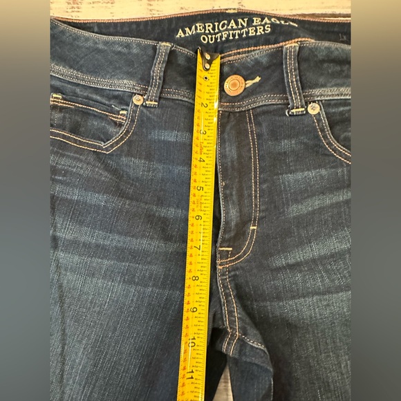American Eagle Outfitters Women's Stretch Jeans Bootcut 31” Waist, Distressed - Picture 5 of 11